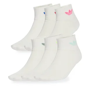 Zestaw 6 par wysokich skarpet dziecięcych adidas JW2939 Kolorowy - Skarpetki dla dzieci - miniaturka - grafika 1