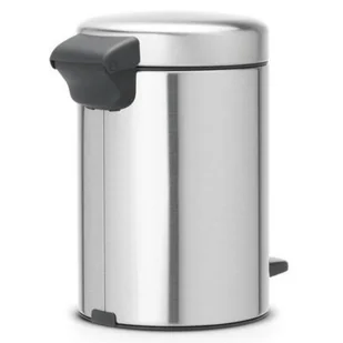 Brabantia Kosz pedałowy 3l, stal matowa - Kosze na śmieci - miniaturka - grafika 1