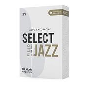 Akcesoria do instrumentów dętych - D'Addario Organiczne Select Jazz Filed Alto Stroiki Saksofon - stroiki Sax - Pierwsza i jedyna Organiczna trzcina - 3 miękkie, 5 opakowań - miniaturka - grafika 1