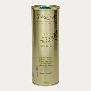 Oliwa Extra Virgin 500 ml z Krety - Zdrowa żywność - miniaturka - grafika 1