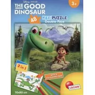 Puzzle - Puzzle dwustronne maxi 48 el. Dobry dinozaur Lisciani - miniaturka - grafika 1