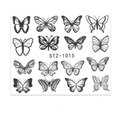 Ozdoby do paznokci - Naklejki wodne do paznokci STZ 1015 - miniaturka - grafika 1