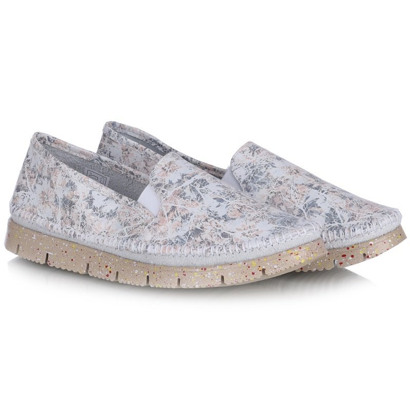 Półbuty damskie Maciejka 03512-66/00-0 KWIATY PASTEL 38
