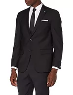 Marynarki męskie - Pierre Cardin Męska marynarka Mix & Match Grant Futureflex Blazer, czarny, 48 - miniaturka - grafika 1
