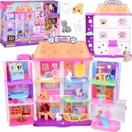 Domki dla lalek - Domek rozkładany dla zwierząt Pet house zestaw z figurkami akces ZA5420 - miniaturka - grafika 1