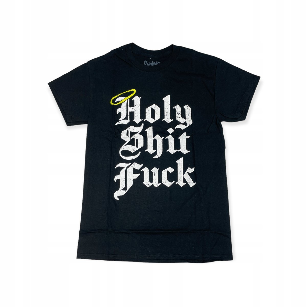 Koszulka czarny t-shirt męski SPENCER'S napisy M