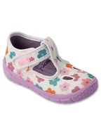 Kapcie damskie - Dziewczęce kapcie fioletowe Befado r.23 - miniaturka - grafika 1