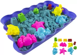 Piasek Kinetyczny Duży Zestaw Piaskownica - Masy plastyczne - miniaturka - grafika 1