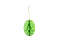 Wielkanoc - Dekoracja wisząca rozetka Jajko zielone - 12 cm - 1 szt. - miniaturka - grafika 1