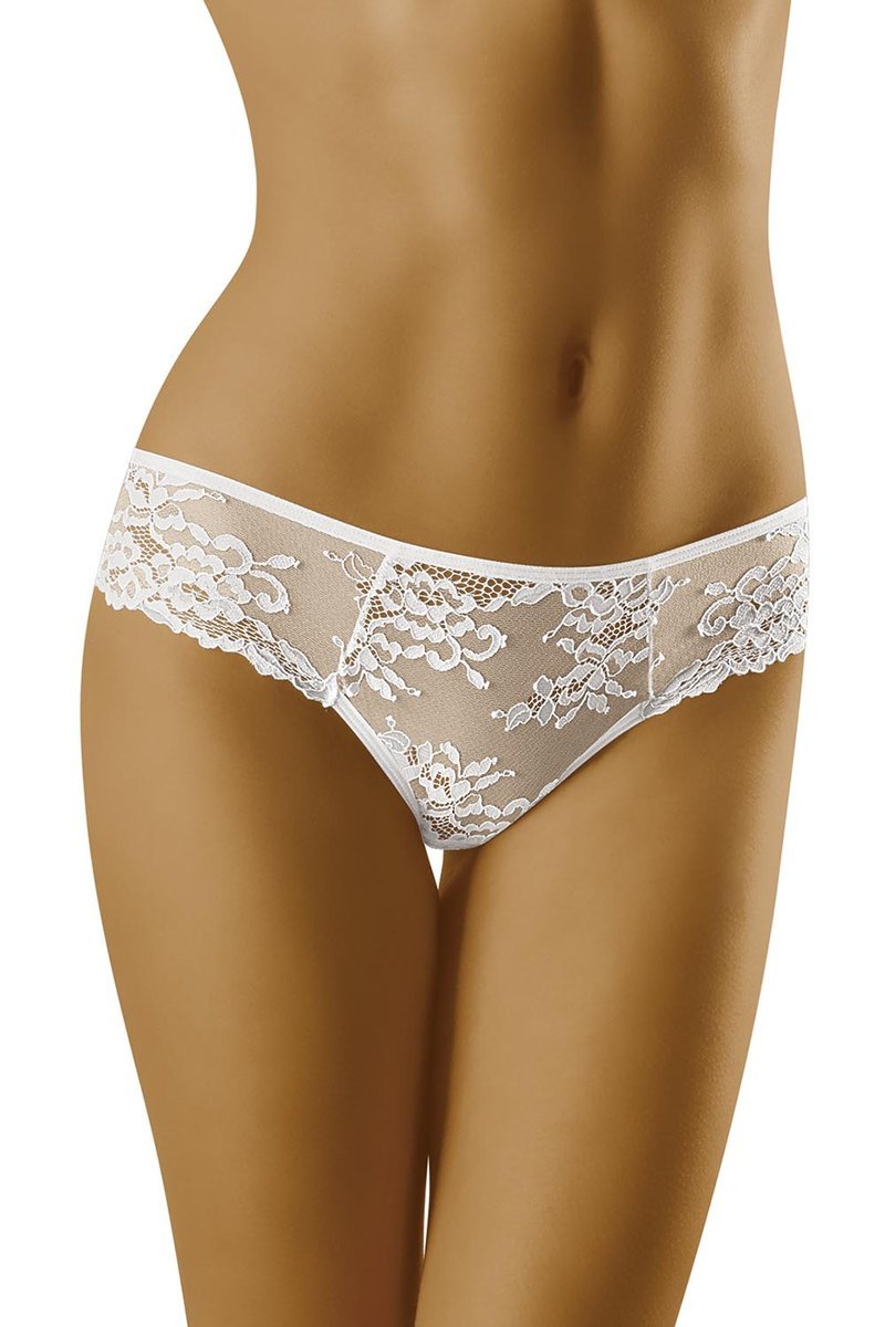 Wol-Bar Lola biały L Majtki figi