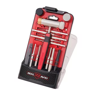 Real Avid - Zestaw narzędzi Accu-Punch Hammer & Roll Pin Punch Set - AVHPS-RP - Konserwacja broni - miniaturka - grafika 1