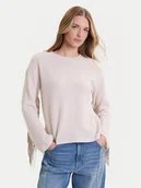 Swetry damskie - ONLY Sweter Jake 15355819 Beżowy Regular Fit - miniaturka - grafika 1