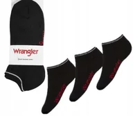 Skarpetki męskie - Wrangler Skarpety stopki 3-pak 39-42 czarne - miniaturka - grafika 1