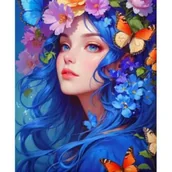 Malowanie po numerach - Norimpex Malowanie po numerach Kobieta 40x50cm 2000322 - miniaturka - grafika 1