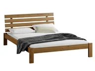 Dom i wnętrze OUTLET - Outlet - Łóżko sosnowe Klara 135x200 kolor DĄB - miniaturka - grafika 1