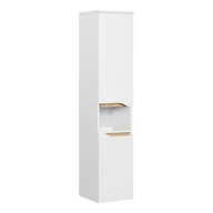 Szafki łazienkowe - Biała wysoka wisząca szafka łazienkowa 30x141 cm Set 857 – Pelipal - miniaturka - grafika 1
