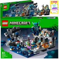Klocki - LEGO MINECRAFT - BITWA W MROCZNEJ GŁĘBI 21246 KLOCKI PREZENT + EBOOK - miniaturka - grafika 1