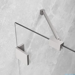 Radaway Essenza Pro Brushed Nickel Kdj+S kabina 90x100x90cm lewa szczotkowany nikiel 10097310-91-01L/10098090-01-01/10098090-01-01 - Kabiny prysznicowe - miniaturka - grafika 7