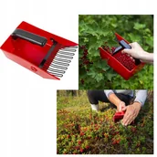 Grabie i motyki - Zbieraczka Grzebień Do Jagód Borówek Porzeczek Owoców Metalowe Zęby Solidna - miniaturka - grafika 1