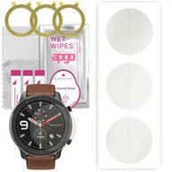 Akcesoria do smartwatchy - 3x Folia hydrożelowa MATOWA do Amazfit GTR (47mm) - apgo Smartwatch Hydrogel MATTE Protection Ochrona na ekran smartwatcha - miniaturka - grafika 1