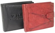 Portfele - Portfel Męski Skórzany WILD Skóra Licowa Duży Poziomy Z Zapięciem 5678-1 12.5 x 10 x 2 [cm] - miniaturka - grafika 1
