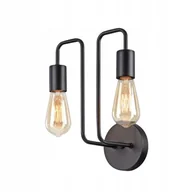 Lampy ścienne - Lampa ścienna loftowa podwójna czarna do salonu sypialni Maytoni - miniaturka - grafika 1