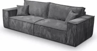 Sofy i kanapy - sofa rozkładana sofa4you "Poso", ciemnoszara - miniaturka - grafika 1