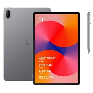 HUAWEI MatePad SE 11" 2.gen. 4/128 GB Wi-Fi Szary + Rysik 53014HXM-55037214 - Tablety - miniaturka - grafika 1