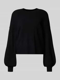 Sweter z dzianiny o kroju regular fit z mieszanki wiskozy model ‘NANCY’ - Swetry damskie - miniaturka - grafika 1