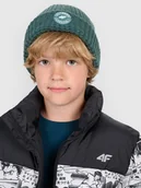 Czapki dla dzieci - 4F Czapka zimowa chłopięca - oliwkowa/khaki Uniwersalny - miniaturka - grafika 1