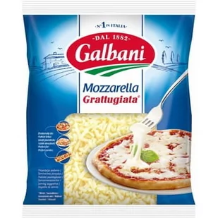 Galbani - Ser mozzarella półtłusty wiórki - Sery - miniaturka - grafika 1