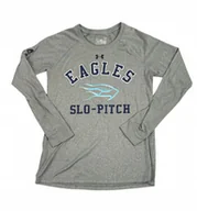 Bluzki damskie - Szara bluzka damska długi rękaw Under Armour S - miniaturka - grafika 1