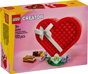 LEGO Okolicznościowe Walentynkowe pudełko 40759 - Klocki - miniaturka - grafika 1