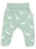 Śpiochy dla niemowląt - Niemowlęce półśpiochy bawełniane w dinozaury oliwkowe Nicol,r.68 - miniaturka - grafika 1