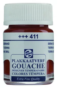 Talens Gouache Extra Fine Farba 16ml 411 BurntSien - Farby i media malarskie - miniaturka - grafika 1