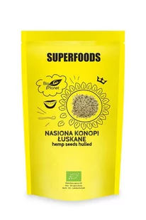 SUPERFOODS Konopia łuskana BIO 200g BIO PLANET - Zdrowa żywność - miniaturka - grafika 1