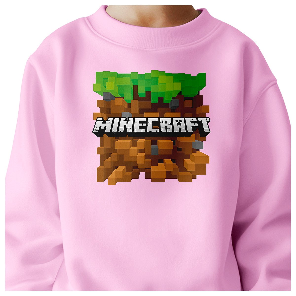 BLUZA DZIECIĘCA MINECRAFT 134-140 DLA DZIEWCZYNKI CHŁOPCA JAKOŚĆ