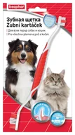 Szampony i odżywki dla psów - Beaphar Dog Dwustronna szczoteczka do zębów - miniaturka - grafika 1