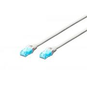 Patchcordy - Digitus Patch cord kat.5e UTP sz ary 2m DK-1512-020 (DK1512020/B) - miniaturka - grafika 1