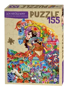 Sen królewny Puzzle Ewa Beniak-Haremska - Poradniki hobbystyczne - miniaturka - grafika 2