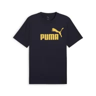 Koszulki sportowe męskie - Męska koszulka ESS z logo No. 1 PUMA New Navy Blue - miniaturka - grafika 1