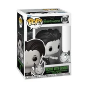 Figurki dla dzieci - Funko Pop - Frankenweenie - Victor With Sparky #2038 - miniaturka - grafika 1