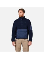 Bluzy męskie - Bluza polarowa męska Rossignol Fleece Anorak granatowy L - miniaturka - grafika 1