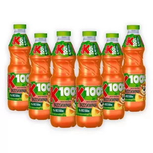Kubuś 100% Sok jabłko marchew brzoskwinia 850 ml x 6 sztuk - Soki i napoje niegazowane - miniaturka - grafika 1
