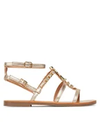 Buty dla dziewczynek - Patrizia Pepe Sandały PPJ329 27 Złoty - miniaturka - grafika 1