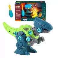 Figurki dla dzieci - Woopie Figurka Woopie WOOPIE Dinozaur do Skręcani Raptor Zestaw Konstrukcyjny w Pudełku + Śrubokręt 5904326941014 - miniaturka - grafika 1