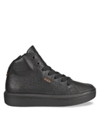 Buty dla dziewczynek - ECCO Sneakersy Soft 60 K 71382201001 Czarny - miniaturka - grafika 1