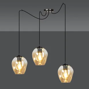 Emibig LEVEL 3 BL MIODOWY 758/3 lampa wisząca 3x60W/E27 IP20 758/3 - Lampy sufitowe - miniaturka - grafika 6
