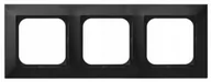 Klawisze i ramki - Ospel IMPRESJA Ramka potrójna czarny metalik R-3Y/33 R-3Y/33 - miniaturka - grafika 1