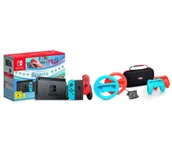 Konsole Nintendo - Nintendo Switch Joy-Con v2 Czerwono-niebieski Sports Set + Nintendo Online 365dni + zestaw akcesoriów Trust GXT 1249 7w1 - miniaturka - grafika 1